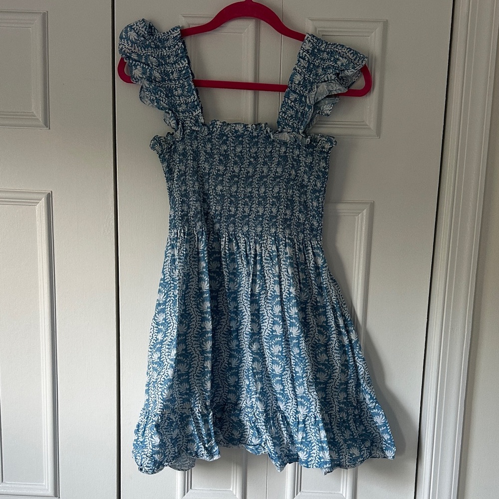 Hill House Blue and White Nap Dress